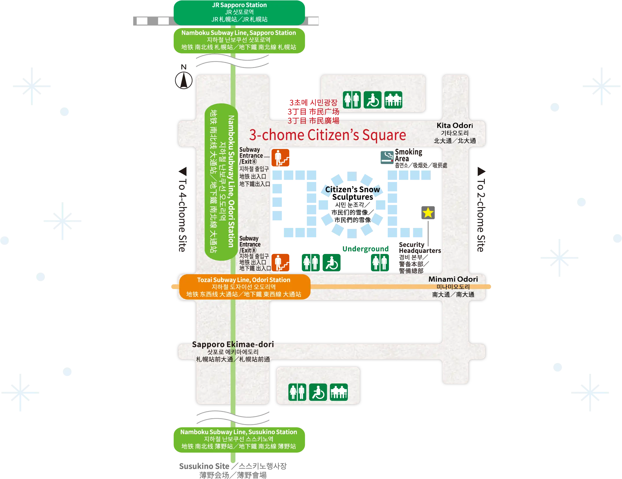 3-Chome Map